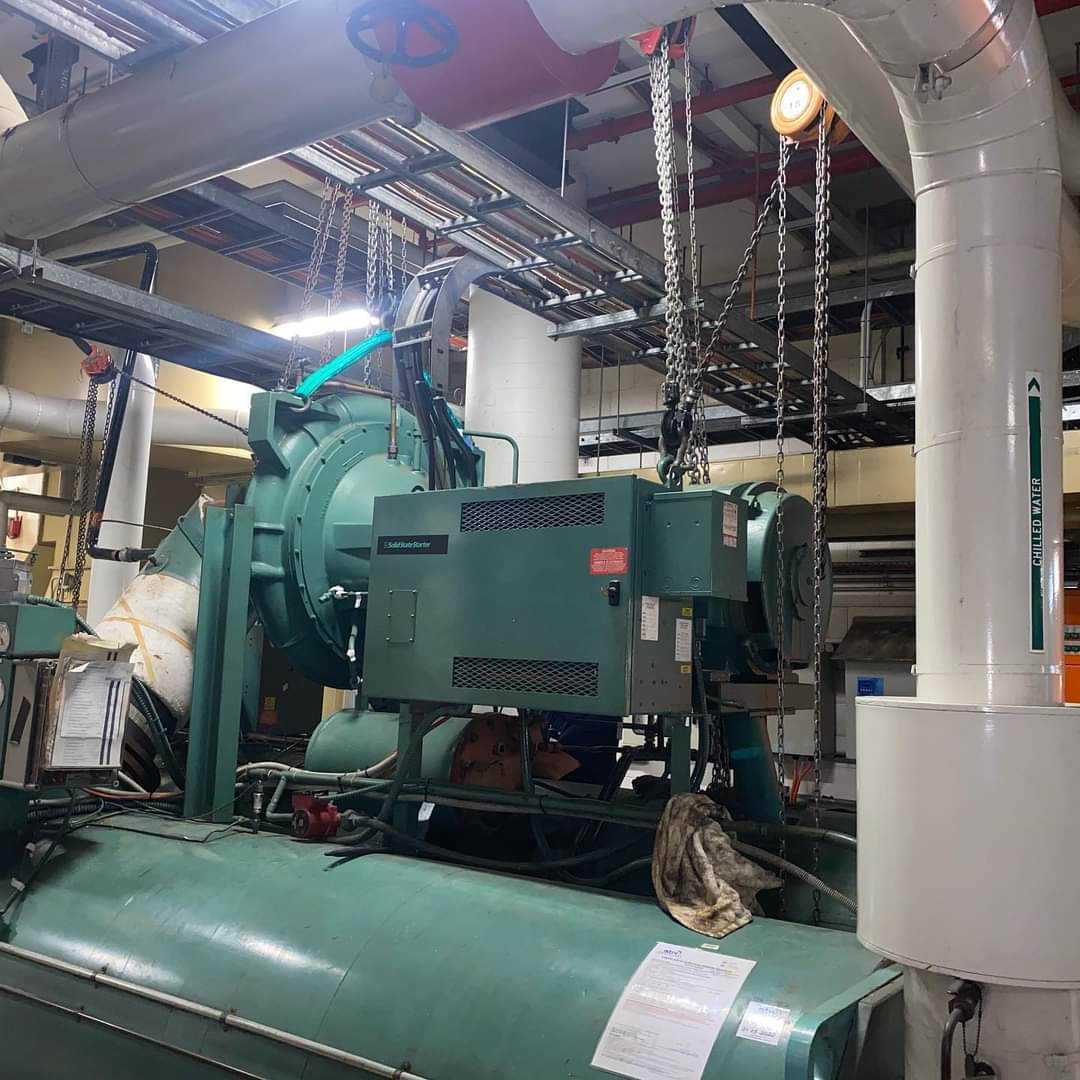 Centrifugal chiller install, Nairobi