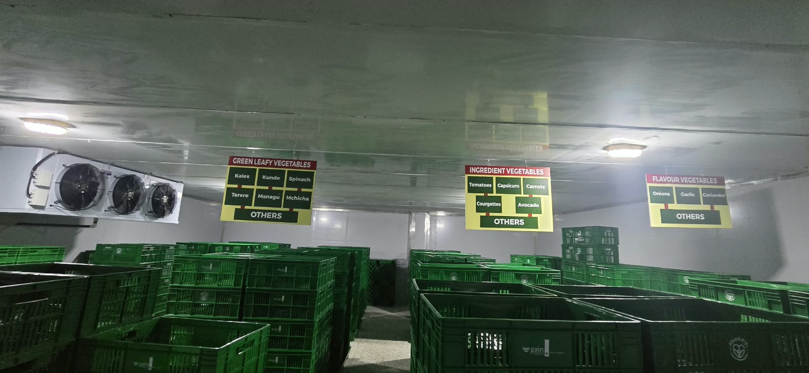 Refrigeration equipment installed for a commercial cold room in Machakos