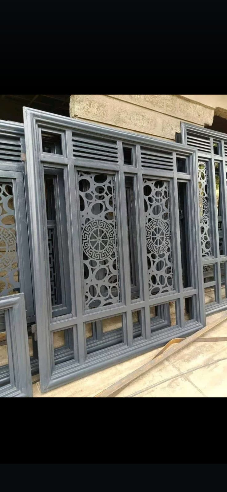 Custom fabricated steel windows & grills