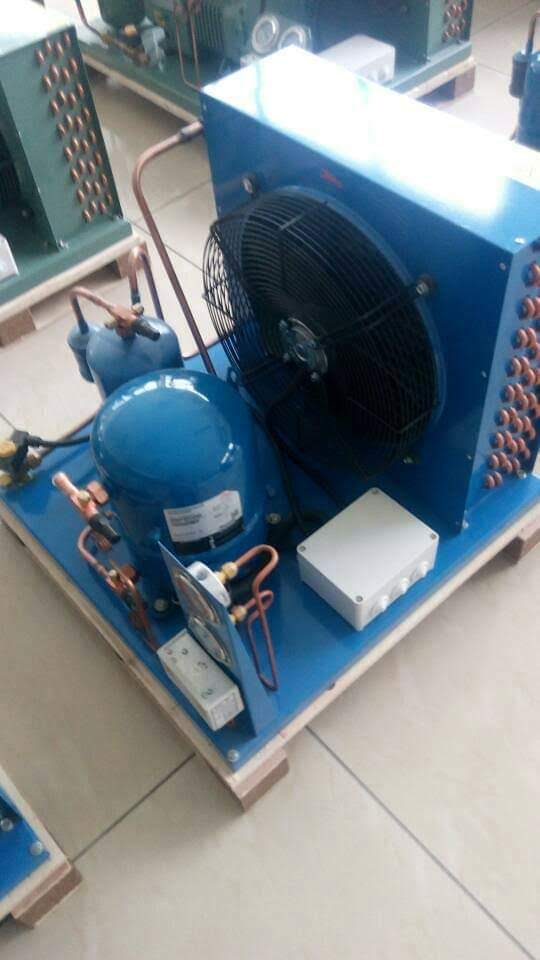 Commercial condensing unit assembly